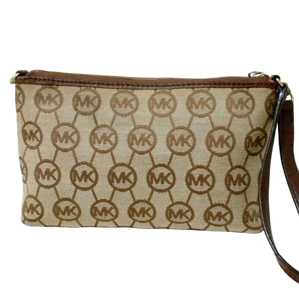 Michael Kors Monogram Wristlet.